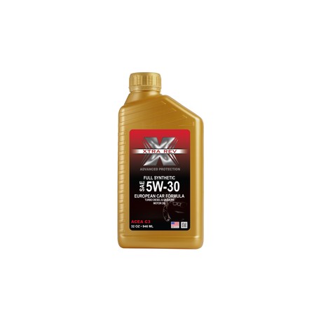 ACEITE DE MOTOR A GASOLINA SINTETICO 5W30 EUROPEAN SN+/C3 ACEA C3 - 12/1 L