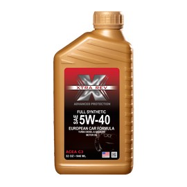 ACEITE DE MOTOR A GASOLINA SINTETICO 5W40 EUROPEAN SN+ ACEA C3 - 12/1 L